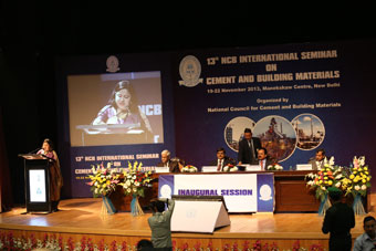 Main speaker stage at the NCB's 13th International Seminar