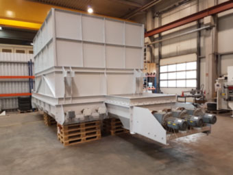 Intercem secondary fuel dosing unit for German cement plant
