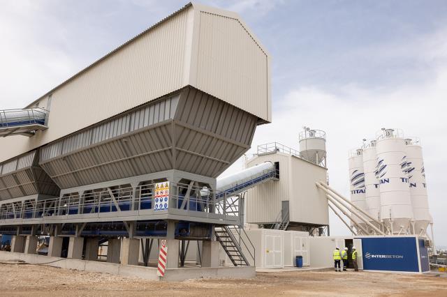 TITAN's ready-mix facility at "The Ellinikon project", in Greece