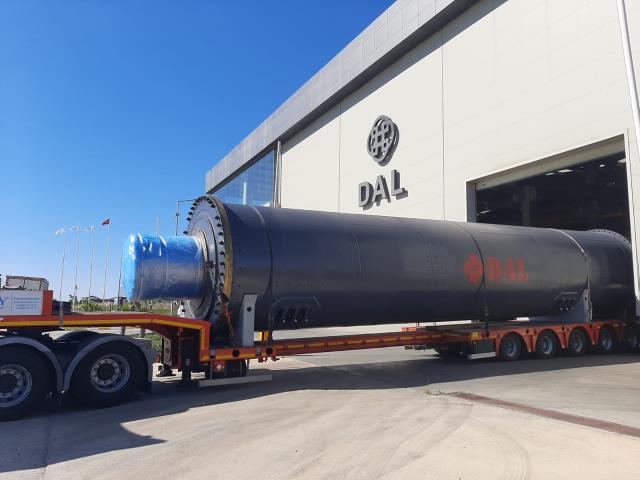 Dal Machinery's ball mill exits its factory warehouse