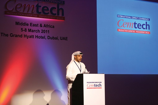 His Excellency Sheikh Yasir Bin Ahmed Bin Humaid Al Qassimi opened the Cemtech proceedings