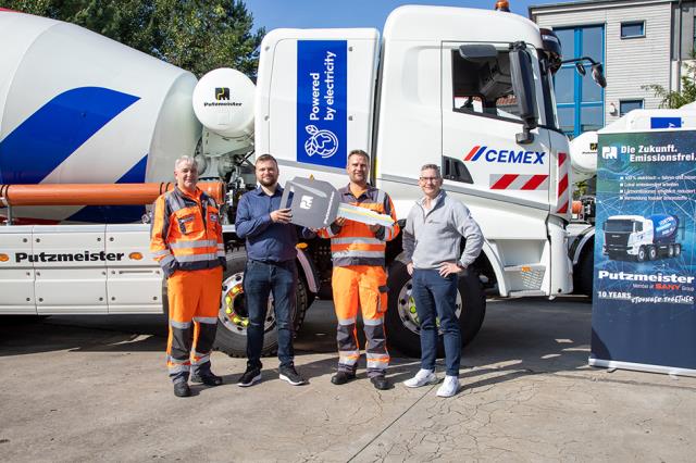 CEMEX has received two all-electric iONTRON mixer trucks