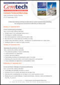 Cemtech Europe 2015 Cement Conference Outline Programme